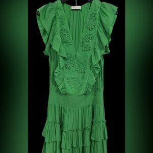 RAMY BROOK Ari Midi Dress Garden Green